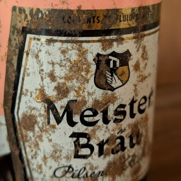 Vintage Meister Brau Beer Can 1956 Heavily Rusted - Picture 2 of 11